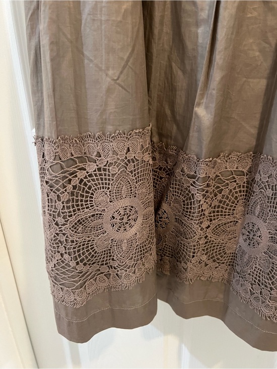 H&M Dresses & Skirts - H&M Women's Taupe Crochet Maxi Skirt